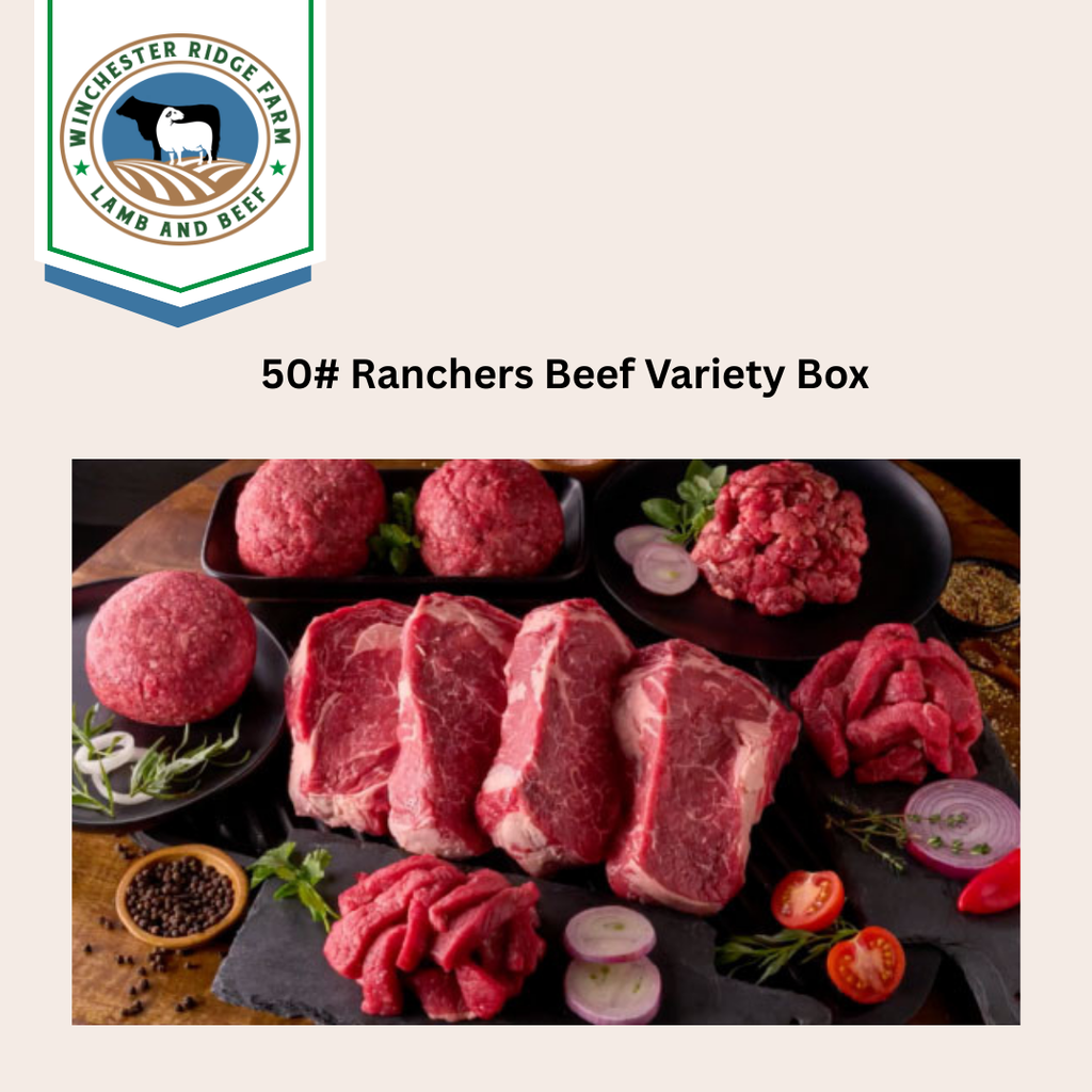 50# Rancher Beef Variety Box